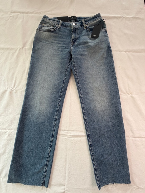 7 For All Mankind Denim - 7 For All Mankind Luxe Vintage Ankle Straight Jeans 29 NWT